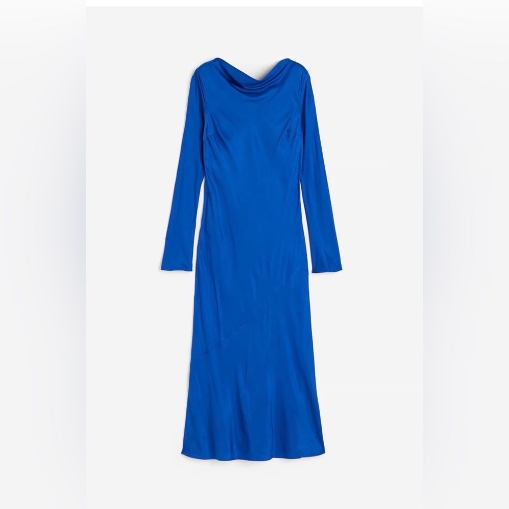 H&M Tie-Back Satin Dress – Size XL